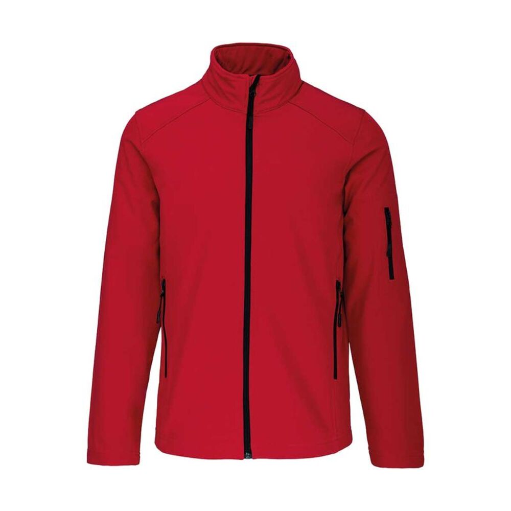 Kariban Mens Soft Shell Jacket / Red